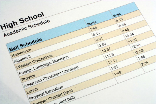  Fall Schedule Change Requests
